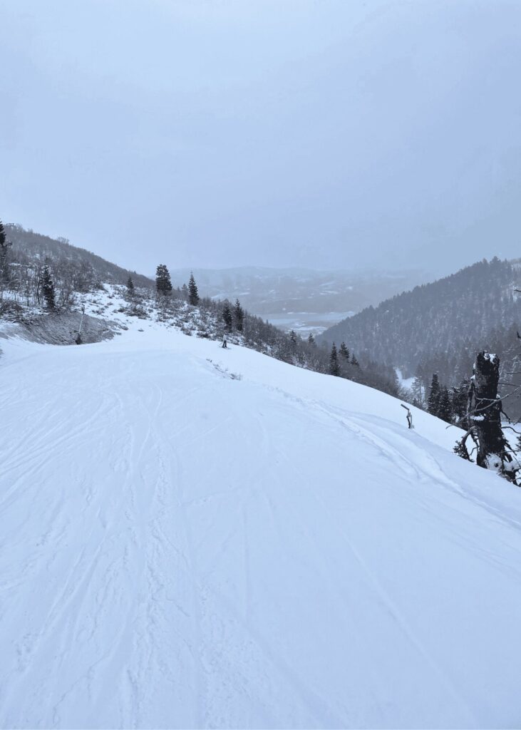 Image of ski run in deer valley